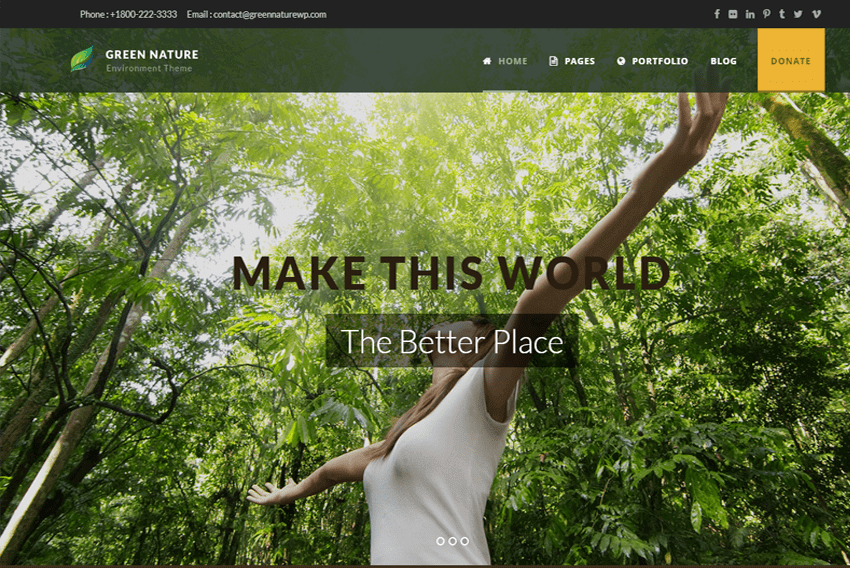 green-nature-environmental-html-template-free-download